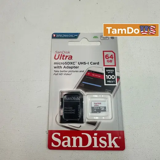 SanDisk Ultra 64GB microSDXC UHS-I Card w/ Adapter at TamDoUS Taylorsville