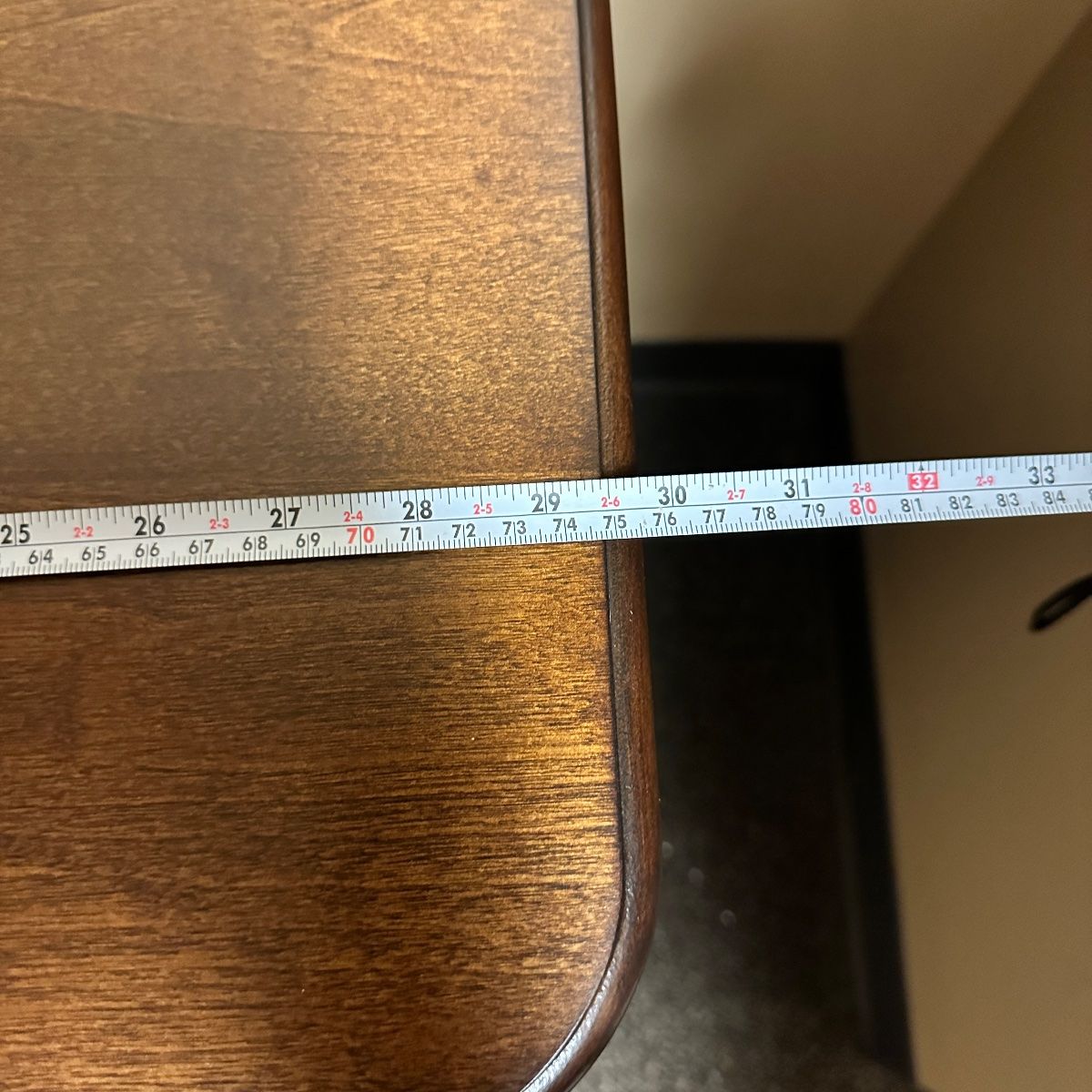 Solid Wood Nightstand CM750NSO – 3 Drawers, Heavy, High-End Walnut Finish - Photo 3