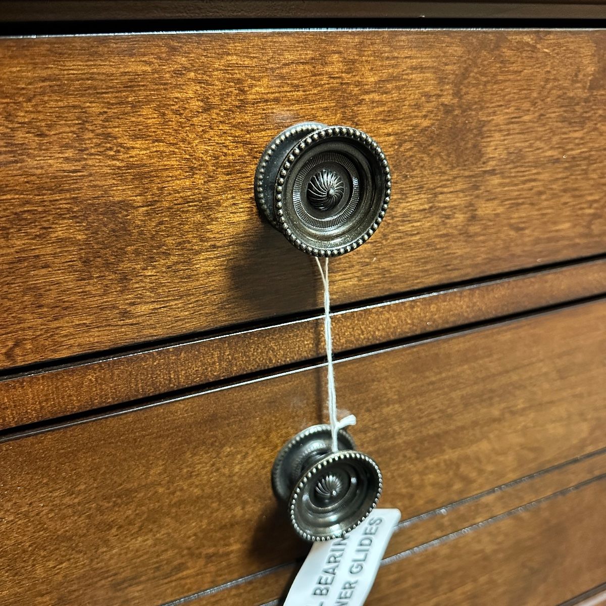 Solid Wood Nightstand CM750NSO – 3 Drawers, Heavy, High-End Walnut Finish - Photo 8