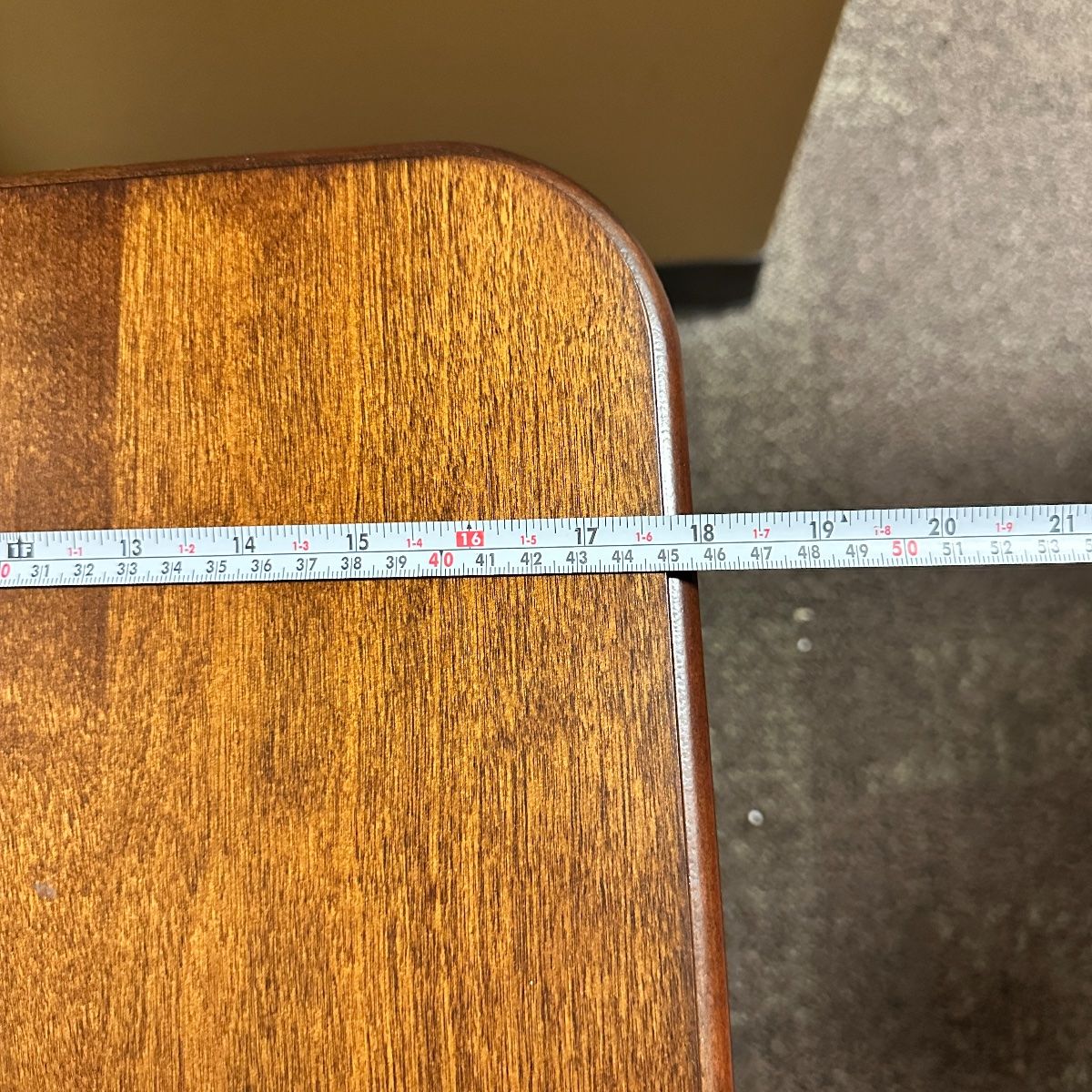 Solid Wood Nightstand CM750NSO – 3 Drawers, Heavy, High-End Walnut Finish - Photo 10