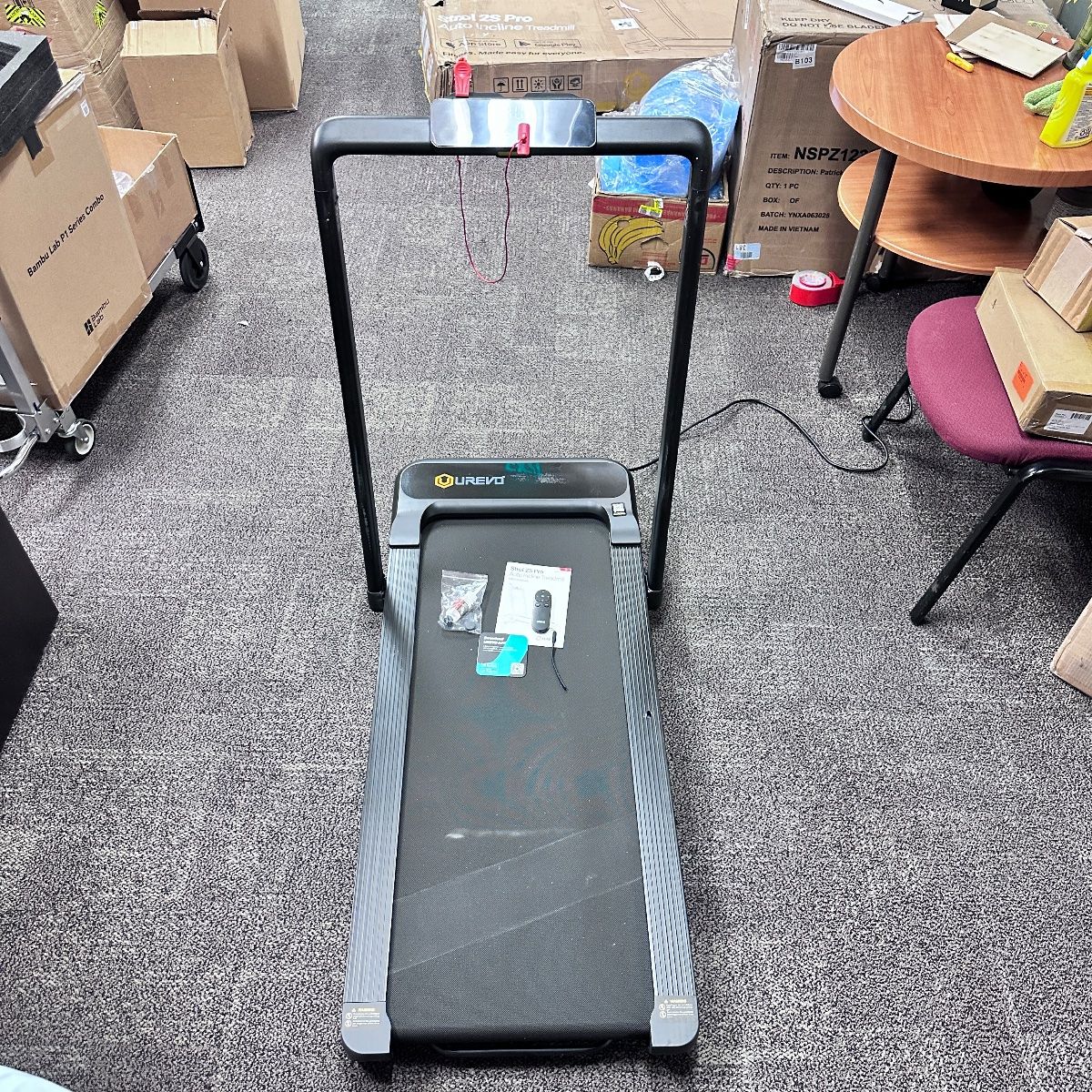UREVO Strol 2S Pro Smart Treadmill, Foldable, LCD, Remote Control - Photo 2