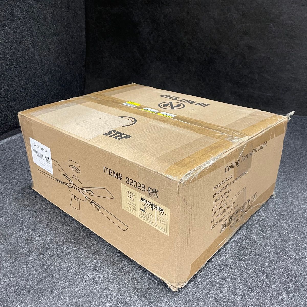 52" Ceiling Fan with Light, 5 Blades, Indoor Home Lighting - Photo 2