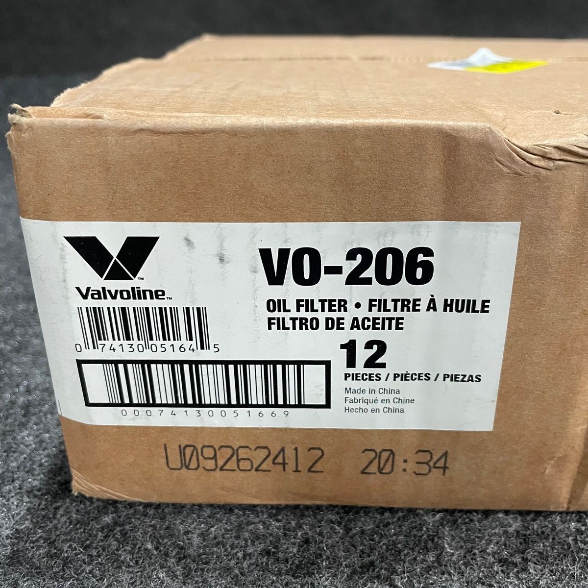 Valvoline VO-206 Oil Filter, Case of 12 - Photo 12