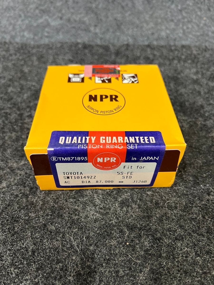 NPR Piston Ring Set STD for Toyota 5S-FE Engine, 87mm - Photo 2