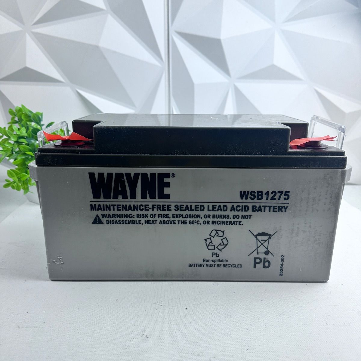 WAYNE WSB1275 12V 75Ah Sealed Lead Acid Battery - Photo 11