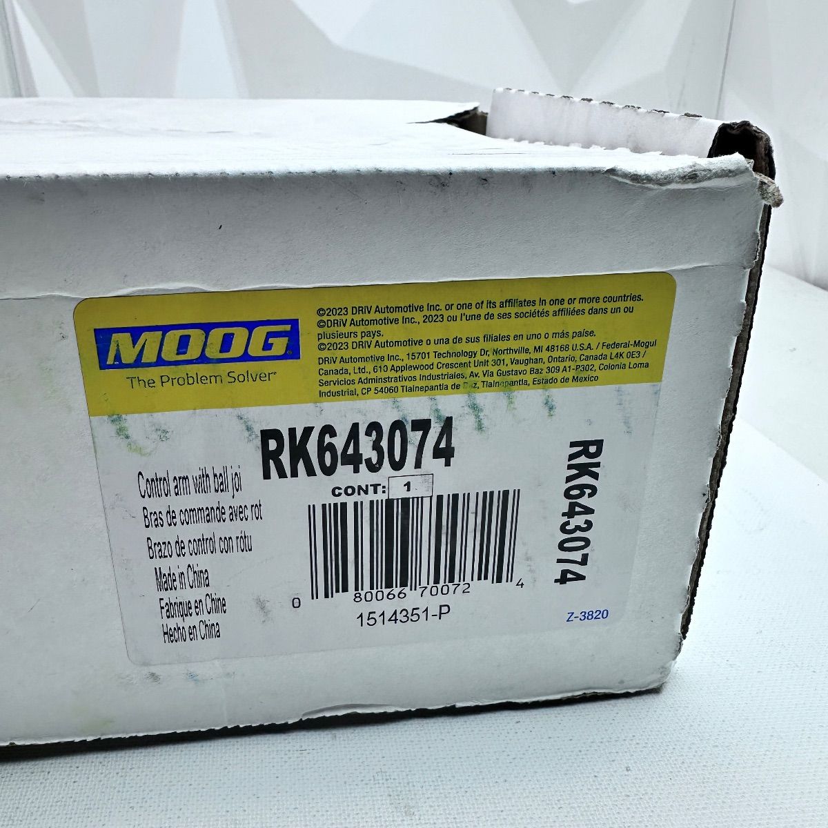 MOOG RK643074 Control Arm w/ Ball Joint Front OEM FOR Ford Fusion Lincoln MKZ - Photo 5