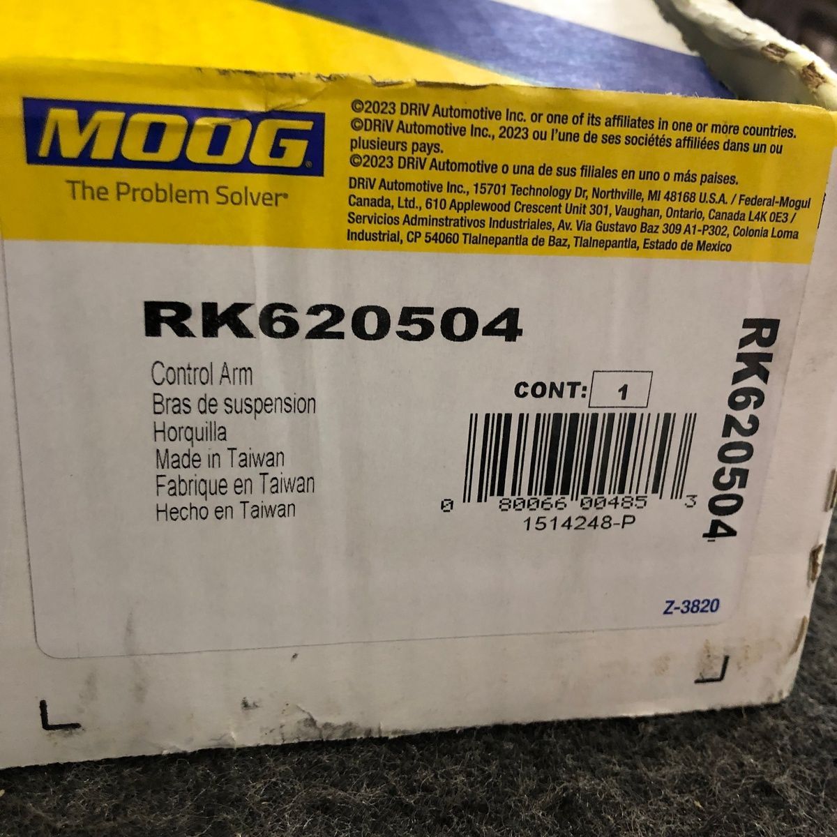 MOOG RK620504 Control Arm Front Lower OEM FOR Dodge Avenger Chrysler 200 Sebring - Photo 3