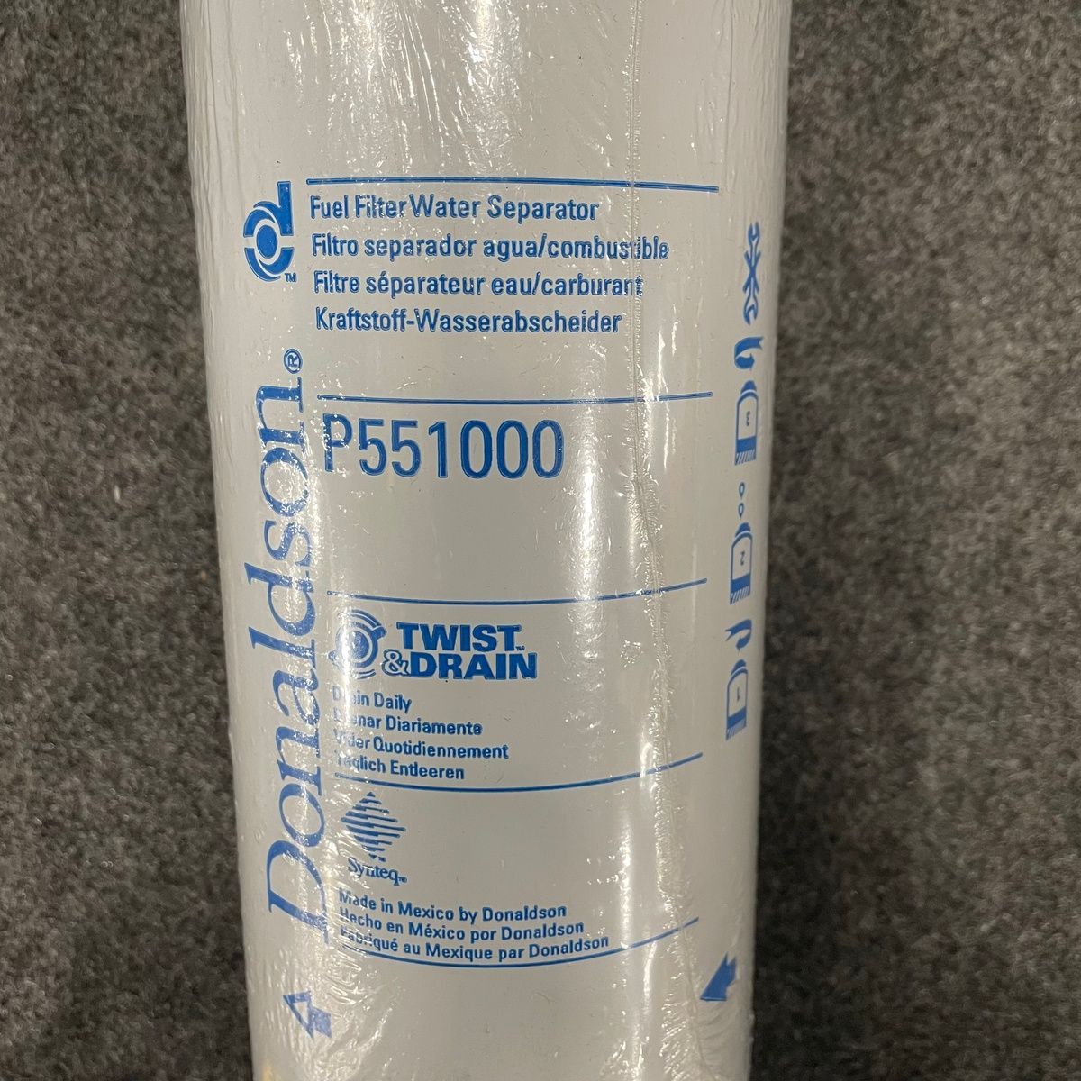 Donaldson P551000 Fuel Filter Water Separator Twist & Drain OEM FOR Diesel (12-Pack) - Photo 8