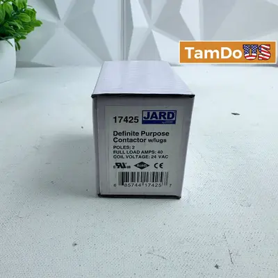 JARD 17425 Definite Purpose Contactor 2-Pole 40A 24V at Electrical Equipment & Supplies in new condition
