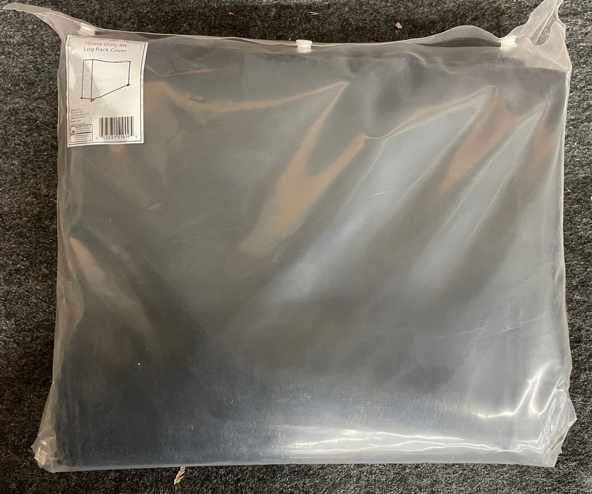 Heavy Duty Log Rack Cover 8ft Waterproof UV-Resistant - Photo 5