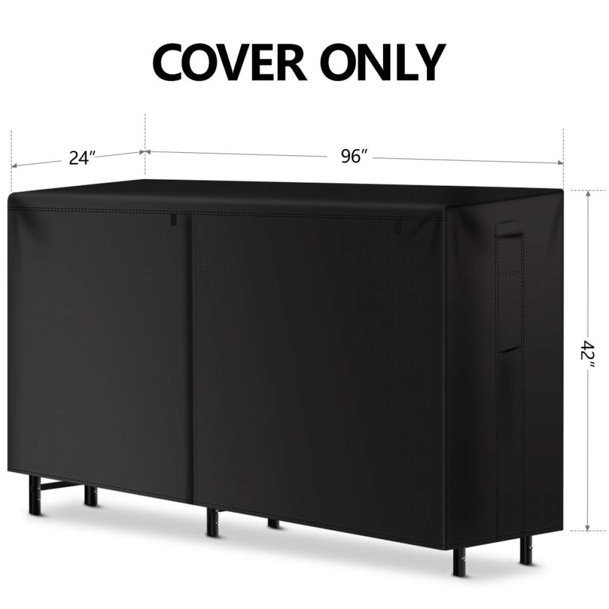 Heavy Duty Log Rack Cover 8ft Waterproof UV-Resistant - Photo 3