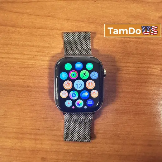 Apple Watch Series 10 (46mm, Cellular) Titanium Case Milanese Loop at TamDoUS Taylorsville