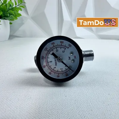 Gas Regulator Valve with Pressure Gauge – Fits Propane Tank, Grill, Heater, Welding at Electrical Equipment & Supplies in new_open_box condition