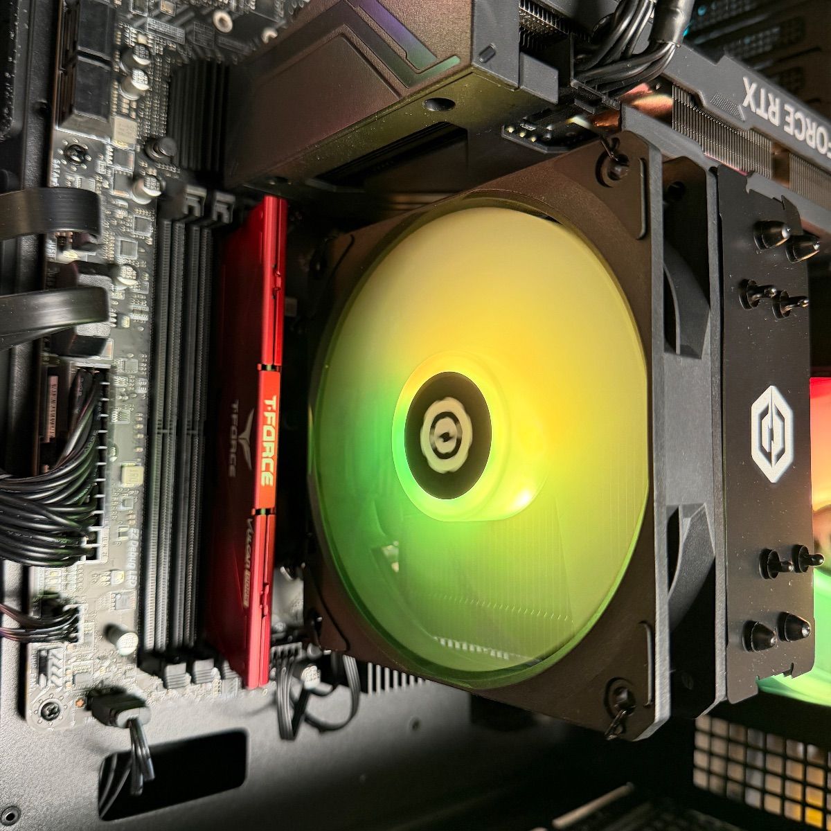 OEM CyberPowerPC CPU Cooling Fan & RGB Adapter Replacement Gaming Desktop - Photo 2