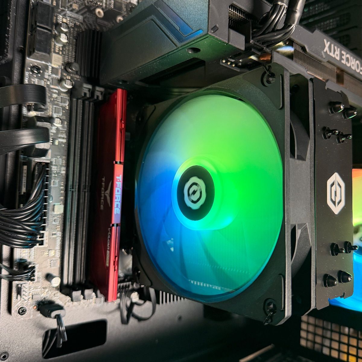 OEM CyberPowerPC CPU Cooling Fan & RGB Adapter Replacement Gaming Desktop - Photo 3