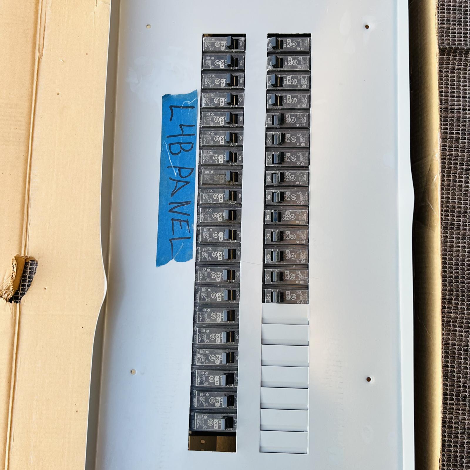 GE A Series II Panelboard AQF3422ABX 225A 208Y/120V 3PH - Photo 3