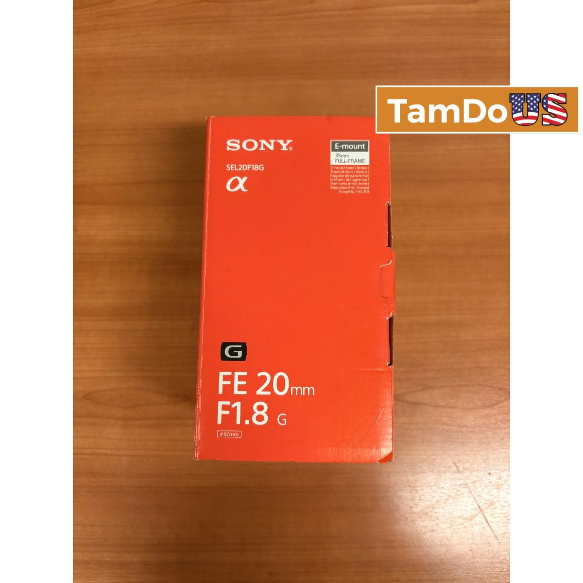 Sony FE 20mm F1.8 G Full-Frame E-Mount Lens SEL20F18G - Photo 1