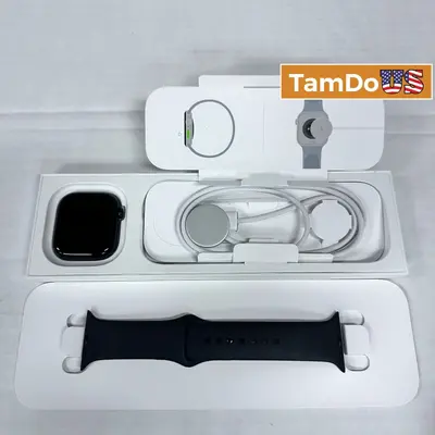 Apple Watch Series 10 (46mm, Cellular) Jet Black AL Case Black Sport Band at Smart Watches in good condition
