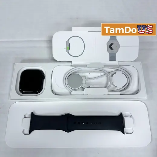 Apple Watch Series 10 (46mm, Cellular) Jet Black AL Case Black Sport Band at TamDoUS Taylorsville