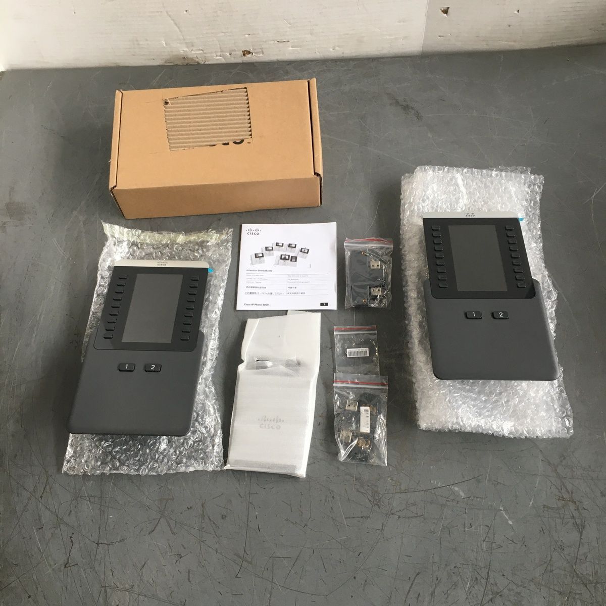 Lot of 2 Cisco CP-BEKEM IP Phone 8800 Key Expansion Modules - Photo 2