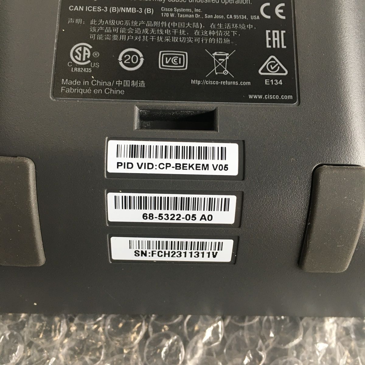 Lot of 2 Cisco CP-BEKEM IP Phone 8800 Key Expansion Modules - Photo 6