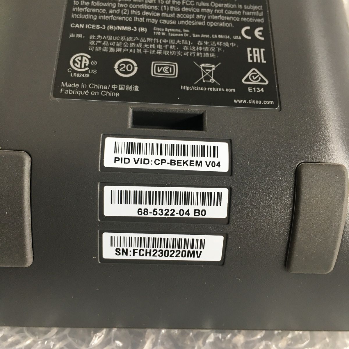 Lot of 2 Cisco CP-BEKEM IP Phone 8800 Key Expansion Modules - Photo 7