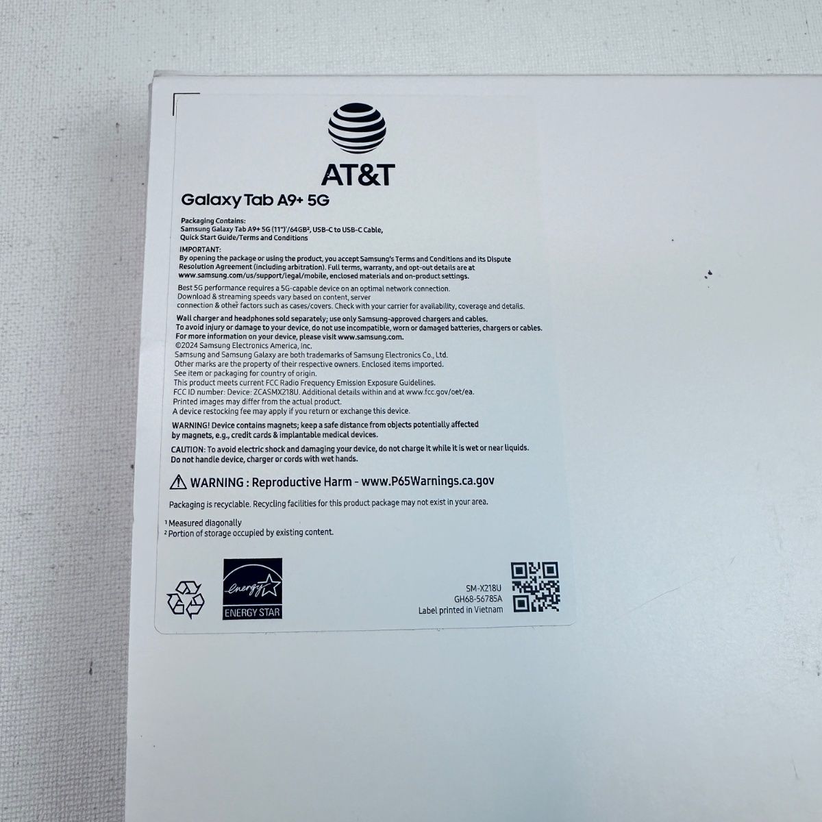 Samsung Galaxy Tab A9+ 5G (SM-X218U) 64GB | Graphite | AT&T Locked - Photo 7