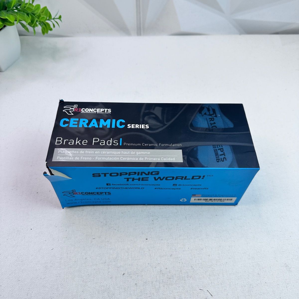 R1 Concepts Ceramic Brake Pads Front Series R1C-SLV-2-HED for Toyota Lexus Scion - Photo 4