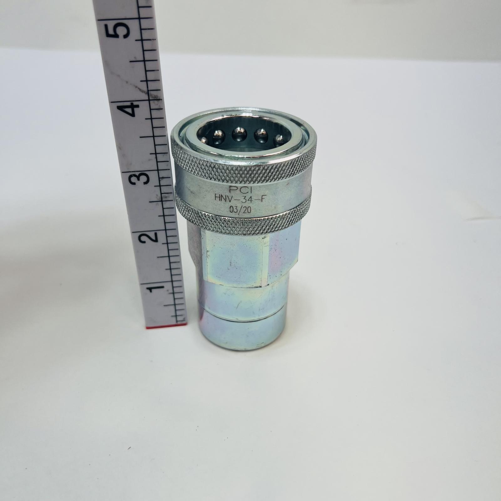 PCI HNV-34-F Hydraulic Quick Connect Coupling – 3.5" Length, Female, Ball-Lock - Photo 4
