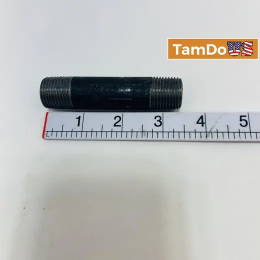 Lot of 2 Steel Pipe Nipple Double Male Thread ~3" Length at TamDoUS Taylorsville