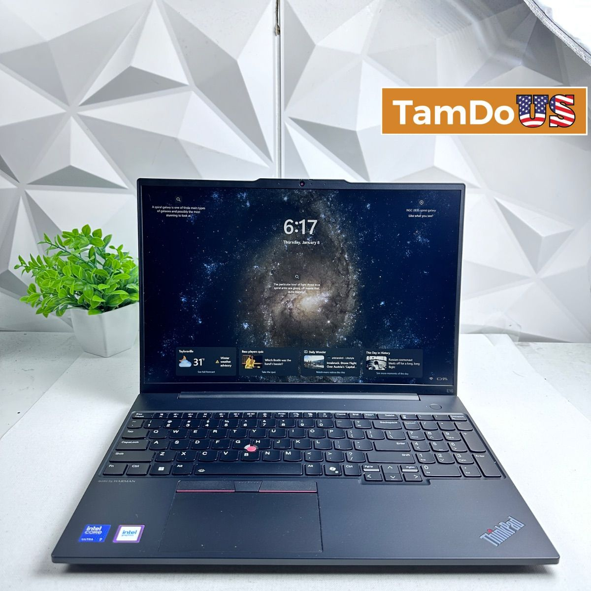 Lenovo ThinkPad E16 Gen 2 16" Laptop, Intel Ultra 7 155U, 40GB, 512GB - Photo 1