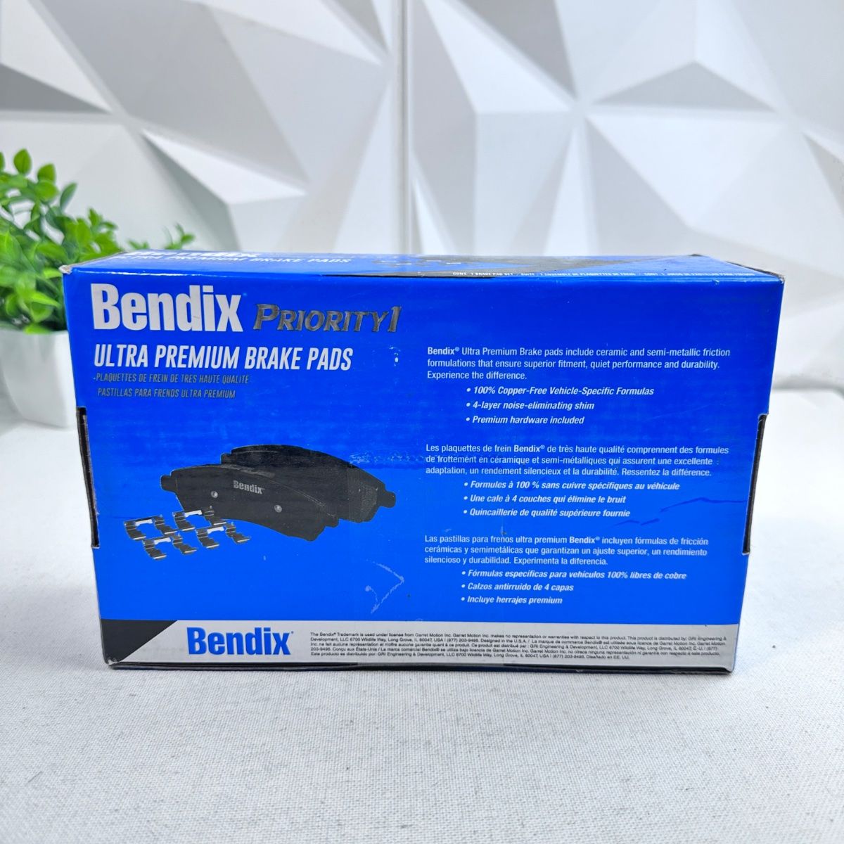 Bendix CFC2189 Ultra Ceramic Rear Brake Pads Fits Honda CR-V Civic Acura ILX - Photo 4