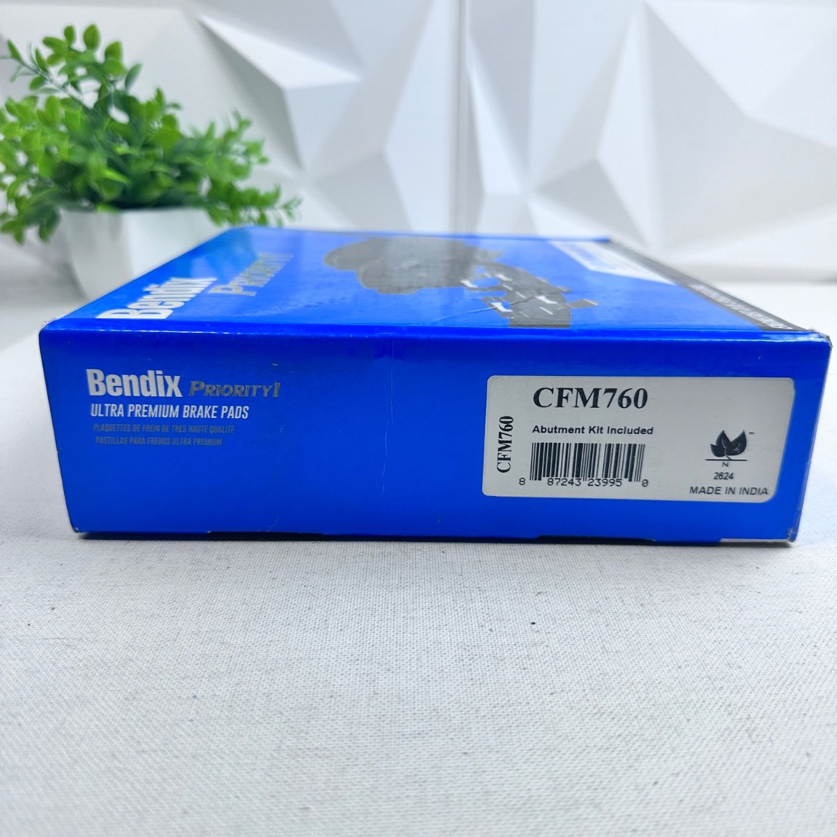 Bendix CFM760 Ultra Ceramic Rear Pads Fits Honda Accord CR-V Acura TLX Abutment Kit - Photo 3