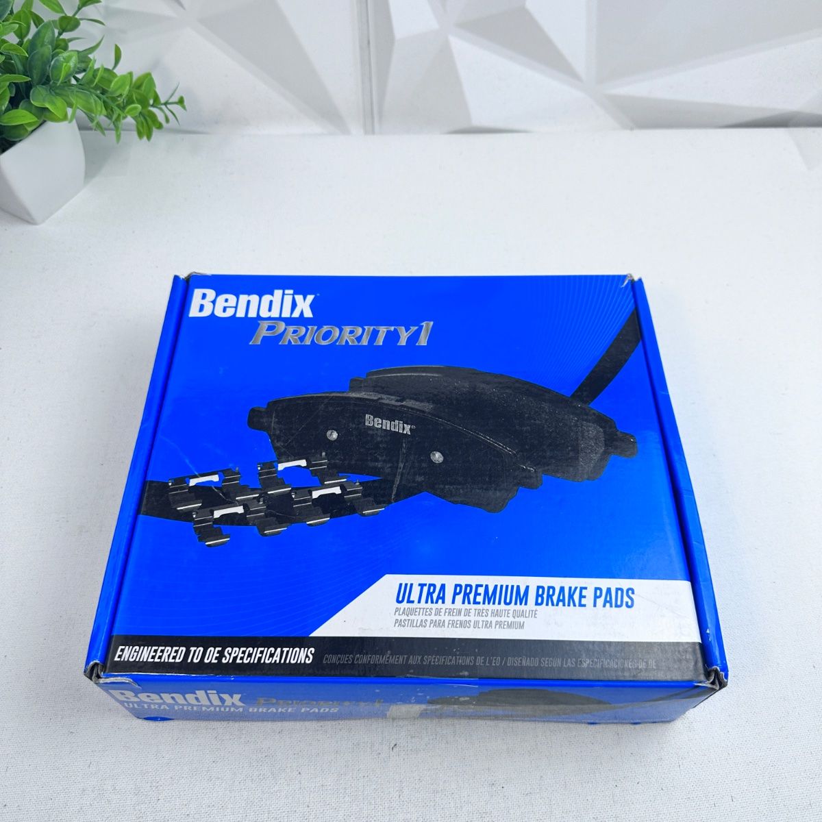 Bendix CFM760 Ultra Ceramic Rear Pads Fits Honda Accord CR-V Acura TLX Abutment Kit - Photo 2