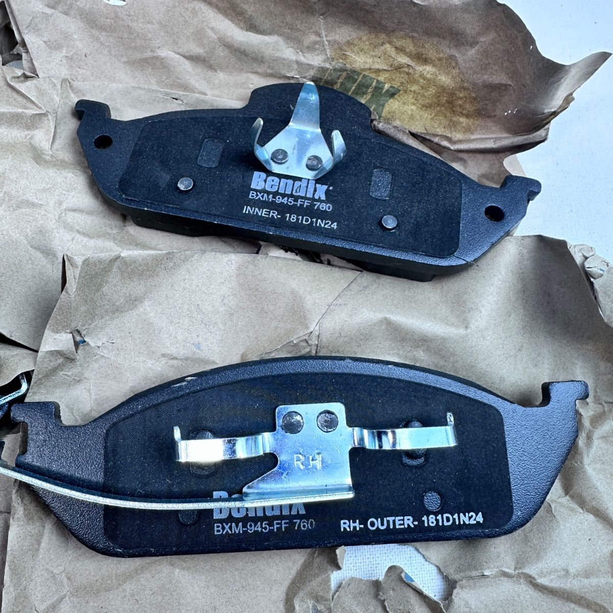 Bendix CFM760 Ultra Ceramic Rear Pads Fits Honda Accord CR-V Acura TLX Abutment Kit - Photo 6