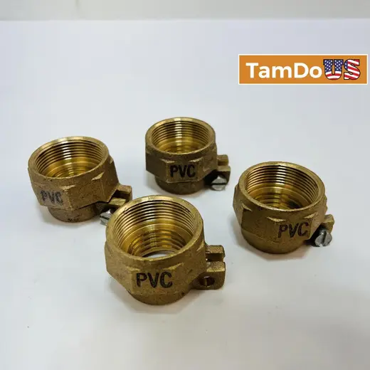 Brass PVC Female Thread Adapter Clamp Fitting at TamDoUS Taylorsville