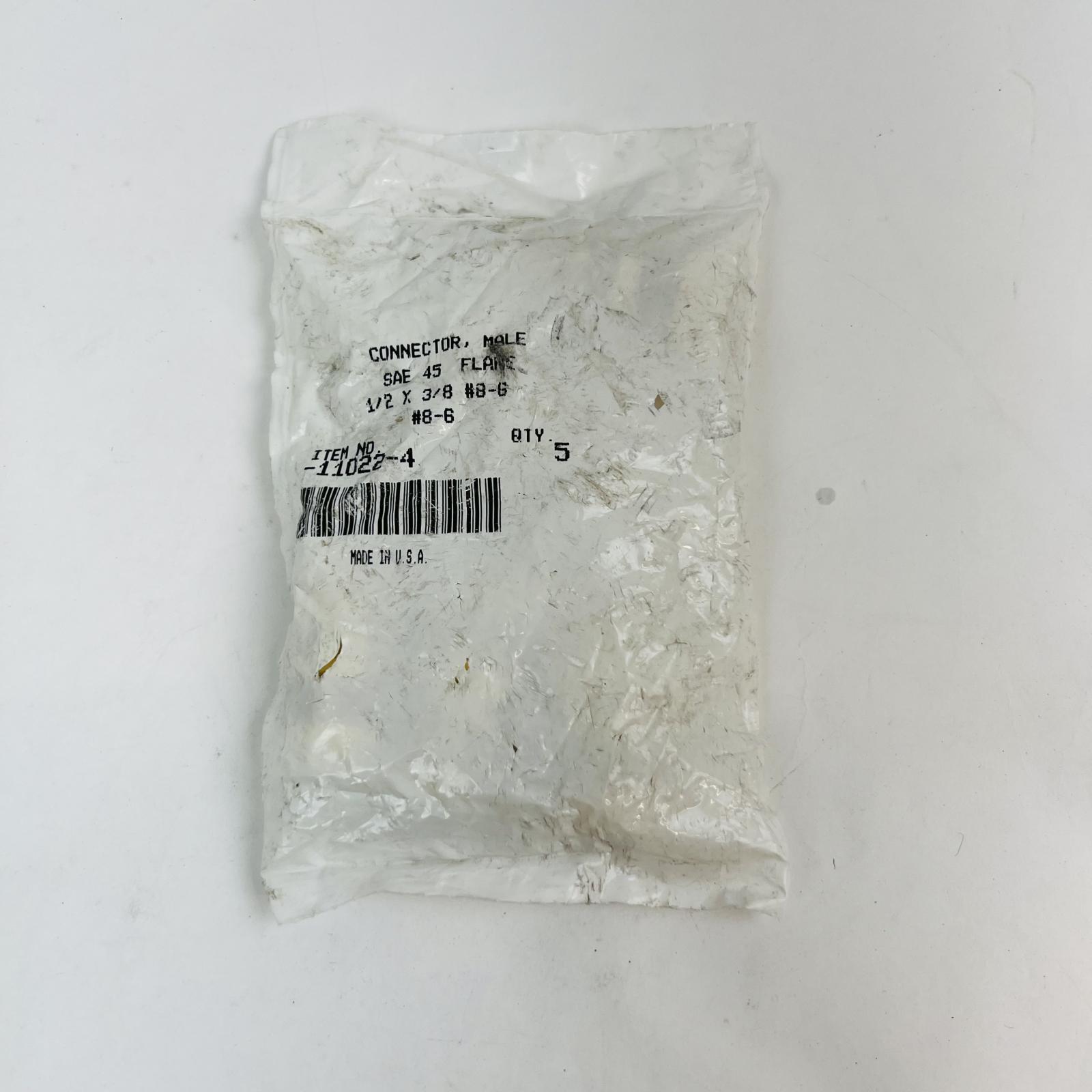 Brass SAE 45 Flare Male Connector 1/2 x 3/8 - Photo 3