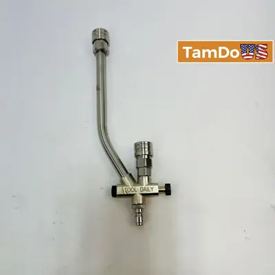 Stainless Quick Connect Valve Assembly for Pneumatic Air Tool Systems at Electrical Equipment & Supplies in new_open_box condition