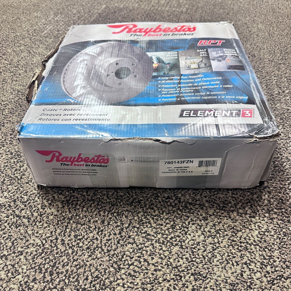 Raybestos Element3 RPT Front Brake Rotor for Ford Focus Fusion - Photo 6