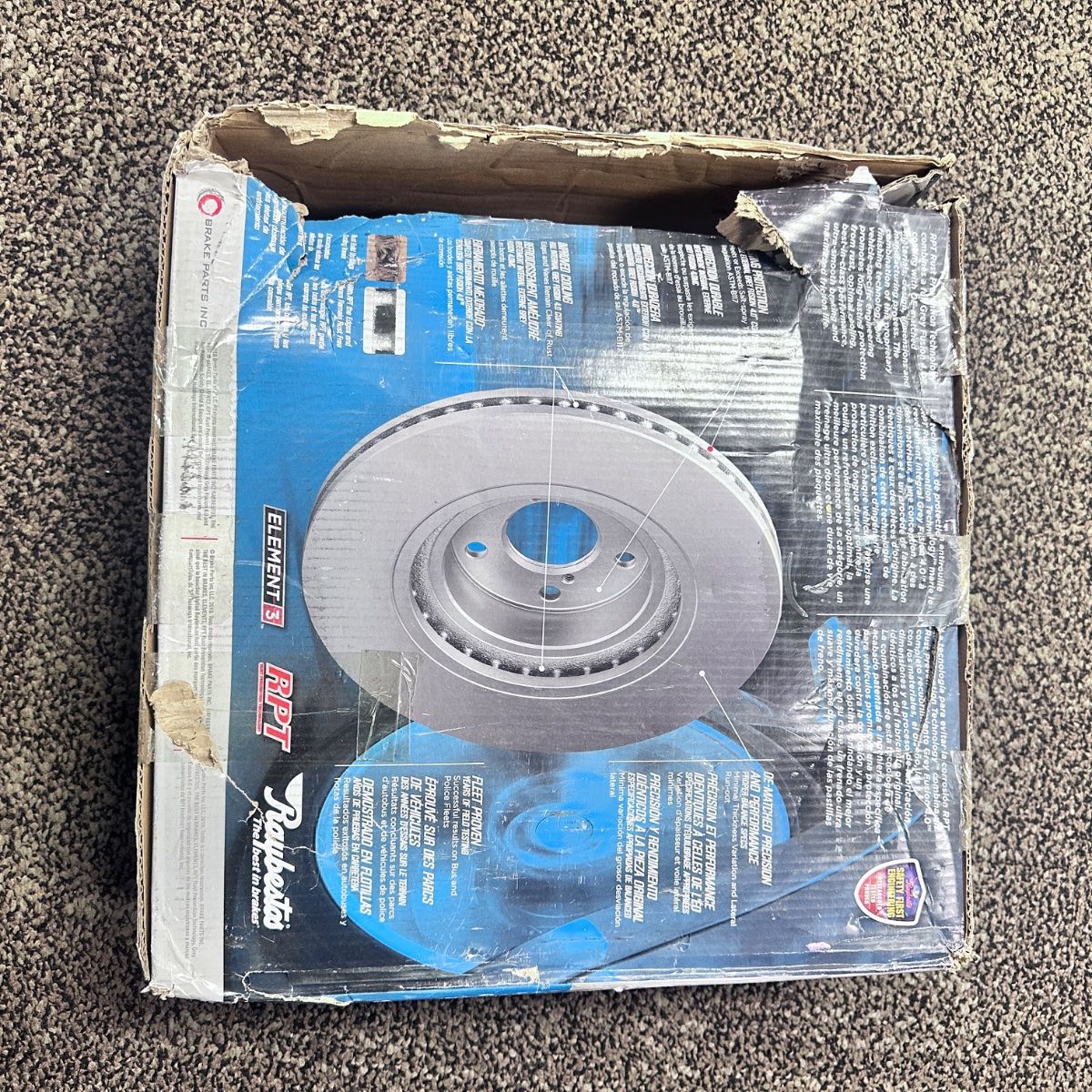 Raybestos Element3 RPT Front Brake Rotor for Ford Focus Fusion - Photo 7