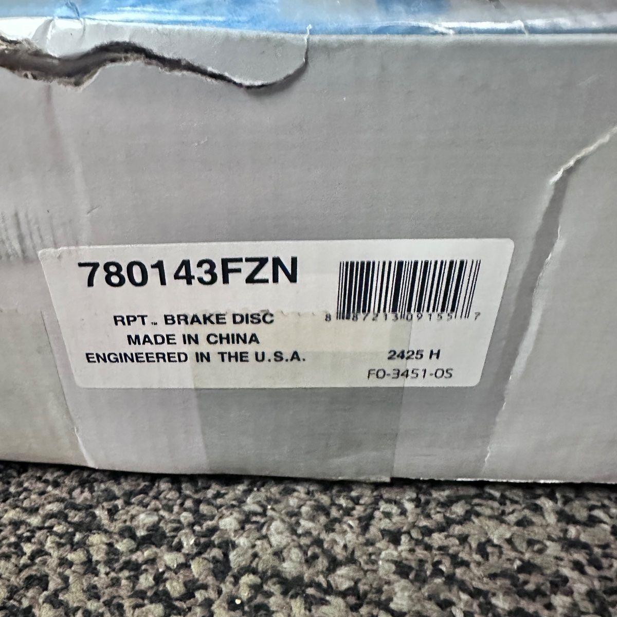 Raybestos Element3 RPT Front Brake Rotor for Ford Focus Fusion - Photo 3