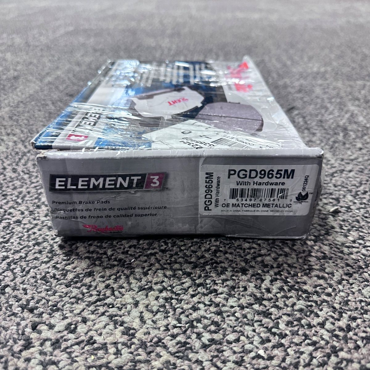 Raybestos PGD965M Element3 Front Brake Pads w/Hardware - Photo 2