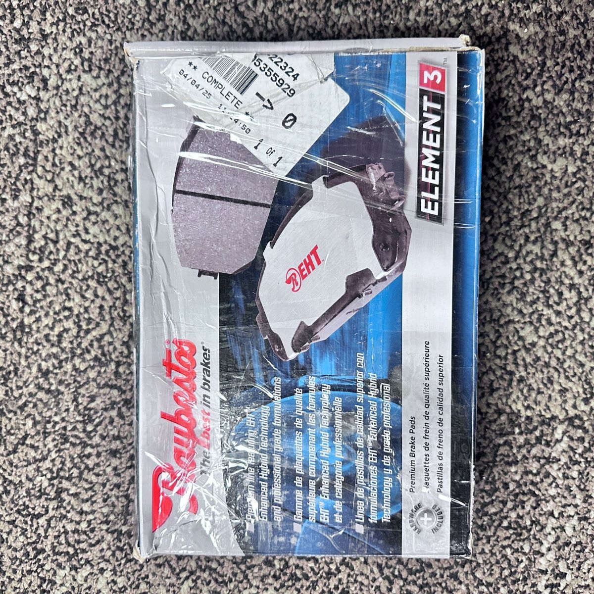 Raybestos PGD965M Element3 Front Brake Pads w/Hardware - Photo 9