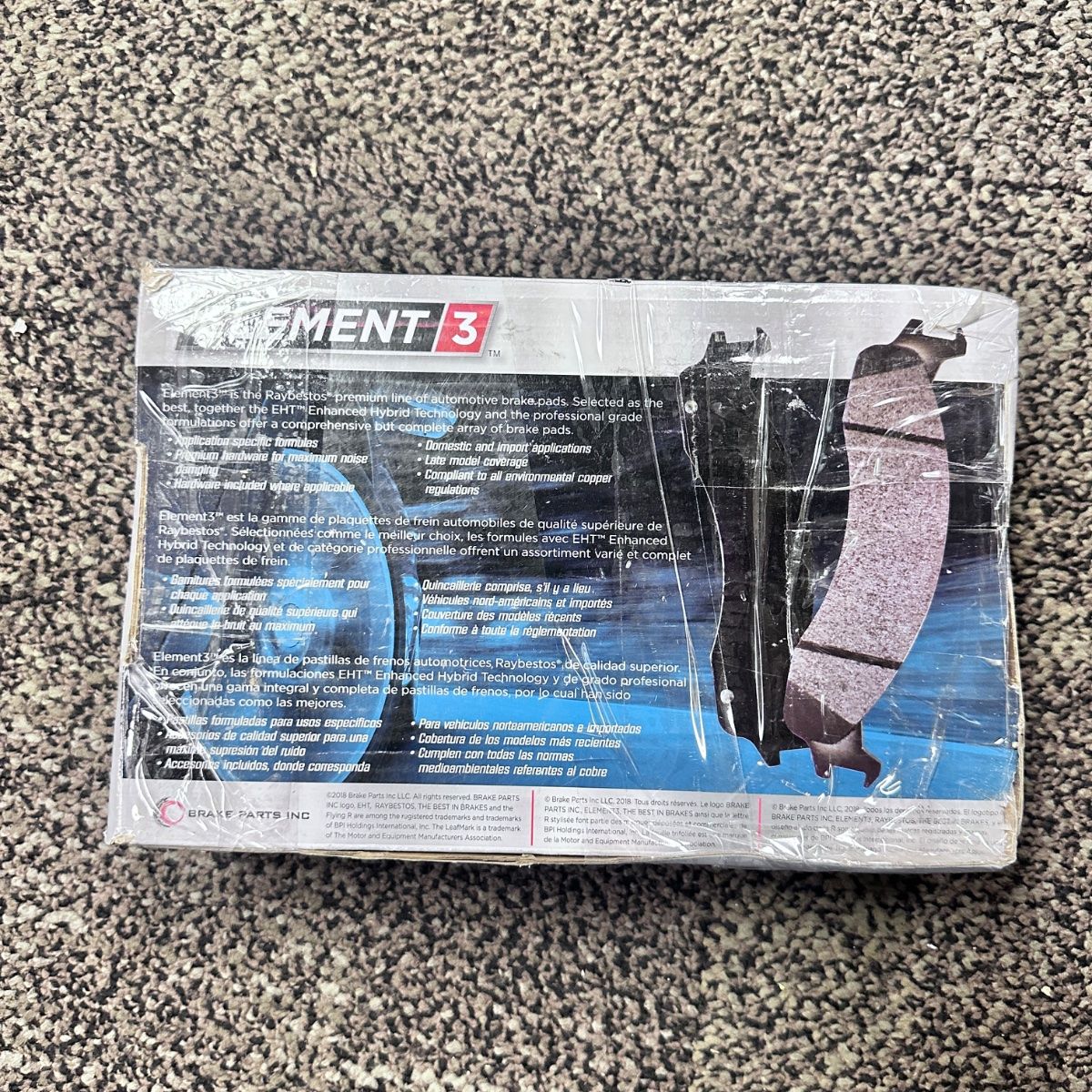Raybestos PGD965M Element3 Front Brake Pads w/Hardware - Photo 7