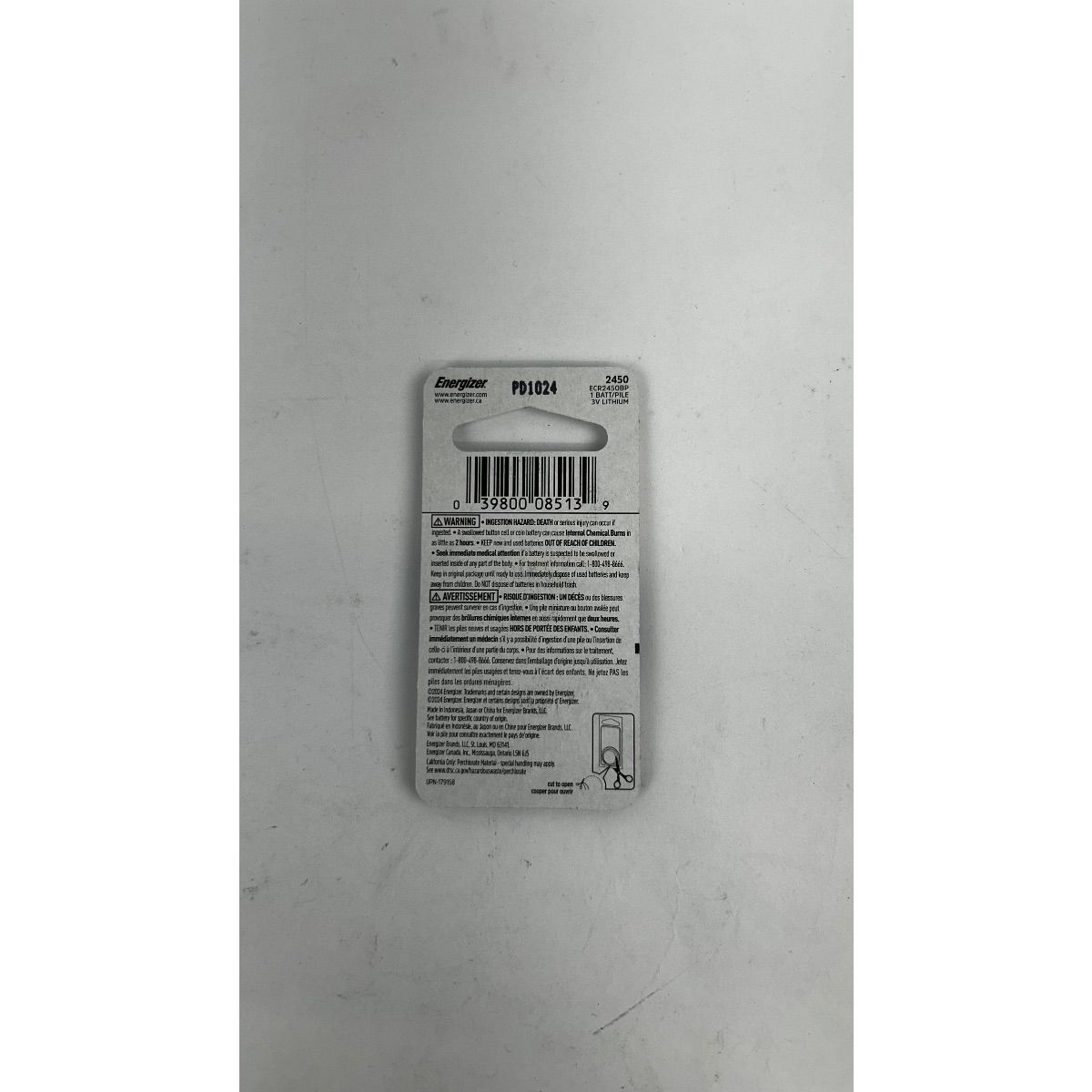 Energizer ECR2450BP 3V Lithium Coin Cell Battery (Qty 6) - Photo 4