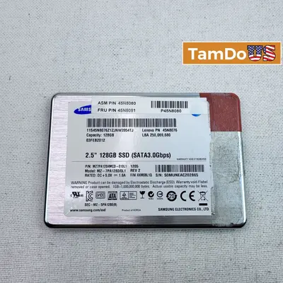 Samsung 128GB 2.5" SATA SSD for Lenovo ThinkPad 45N8080 45N8081 at Drives, Storage & Blank Media in excellent condition