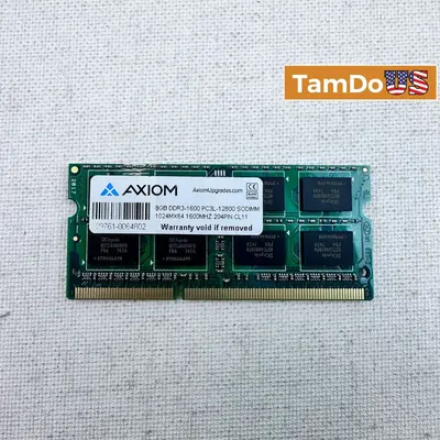 Axiom 8GB DDR3 1600MHz PC3L-12800 SODIMM Laptop Memory at Computer Components & Parts in excellent condition