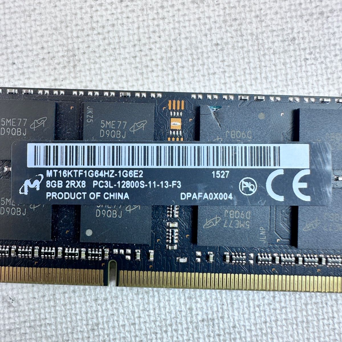 Micron 8GB DDR3L 1600MHz PC3L-12800 SODIMM Laptop Memory - Photo 4