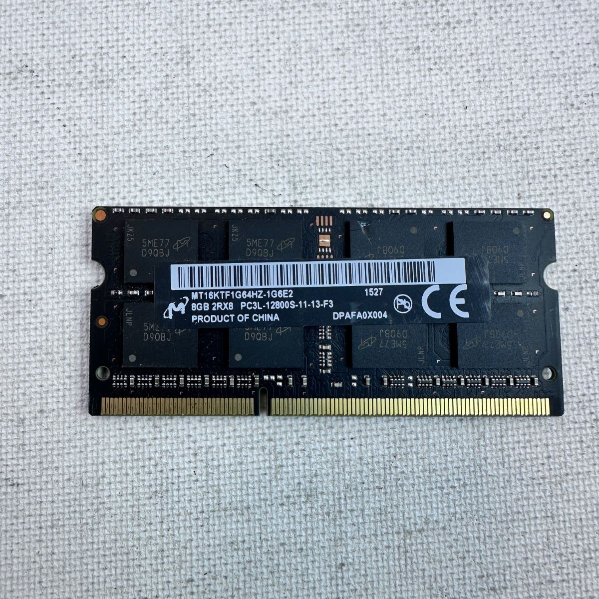 Micron 8GB DDR3L 1600MHz PC3L-12800 SODIMM Laptop Memory - Photo 2