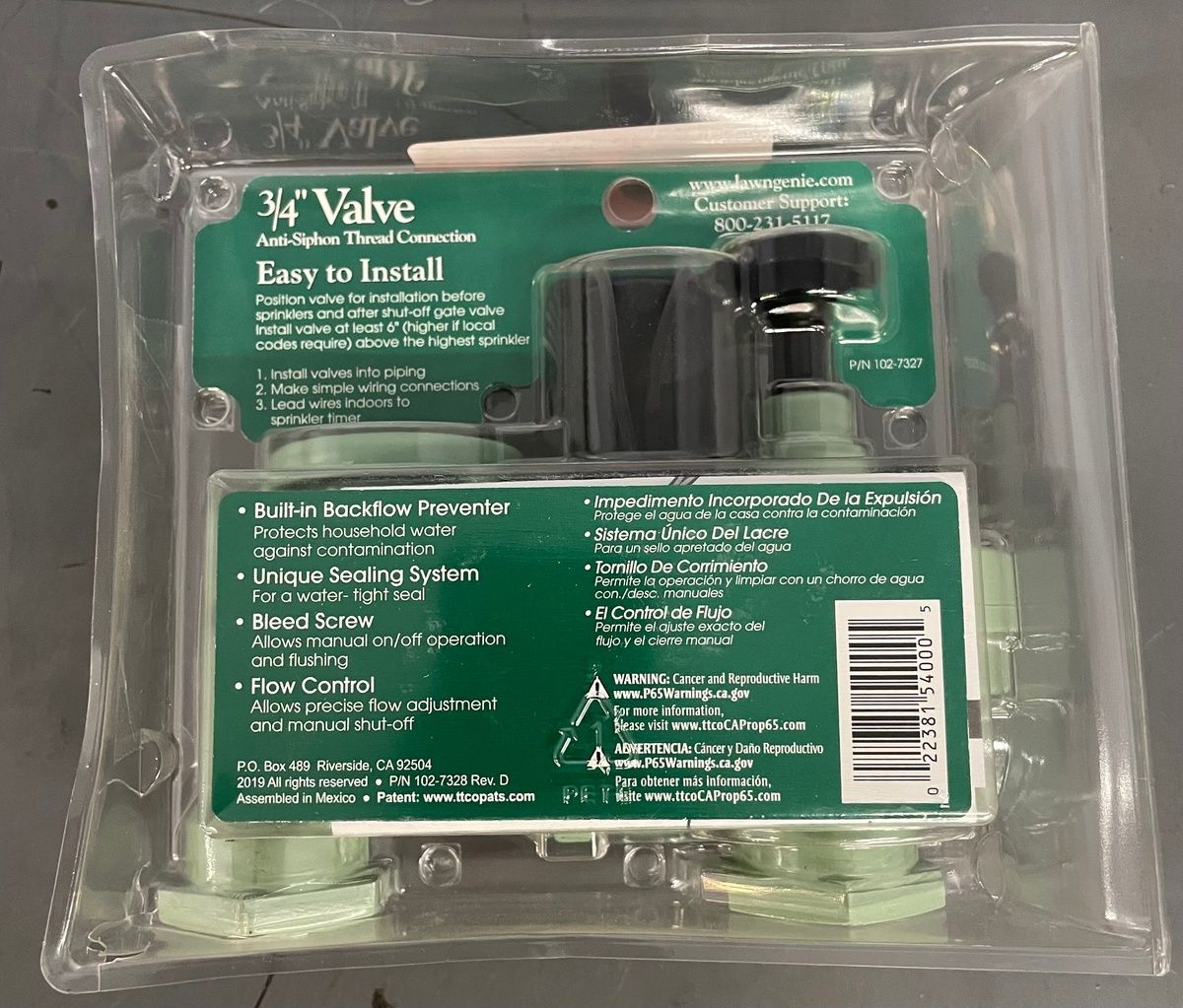 Lawn Genie 54000 Anti-Siphon Valve 3/4" Threaded Upgrade - Photo 3